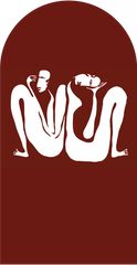 Couple Burgundy – Tapeta Łuk Standard