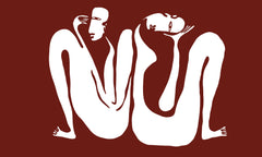 Couple Burgundy – Tapeta na wymiar