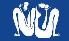 Couple Cobalt – Tapeta na wymiar