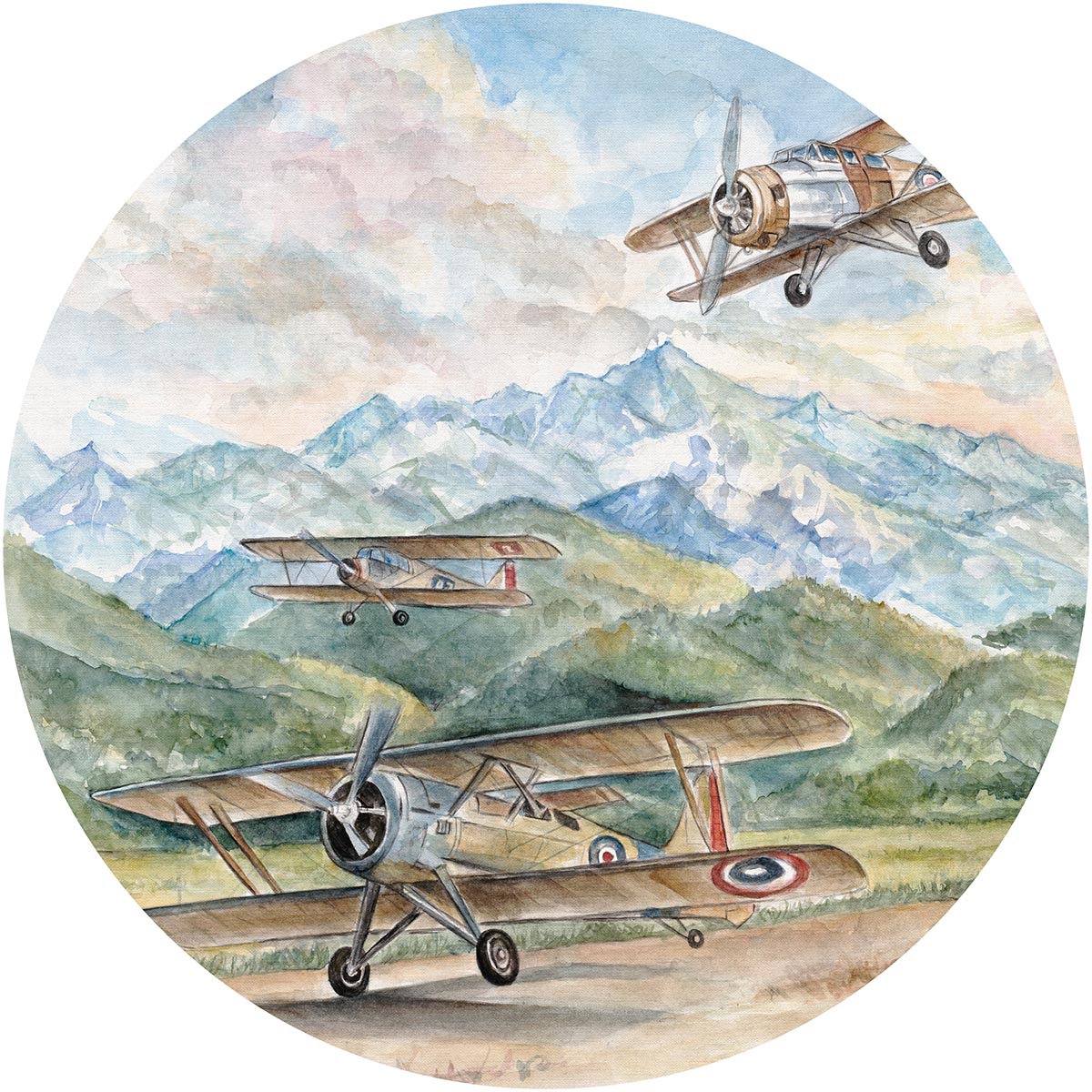 Aviator – Tapeta Koło Standard