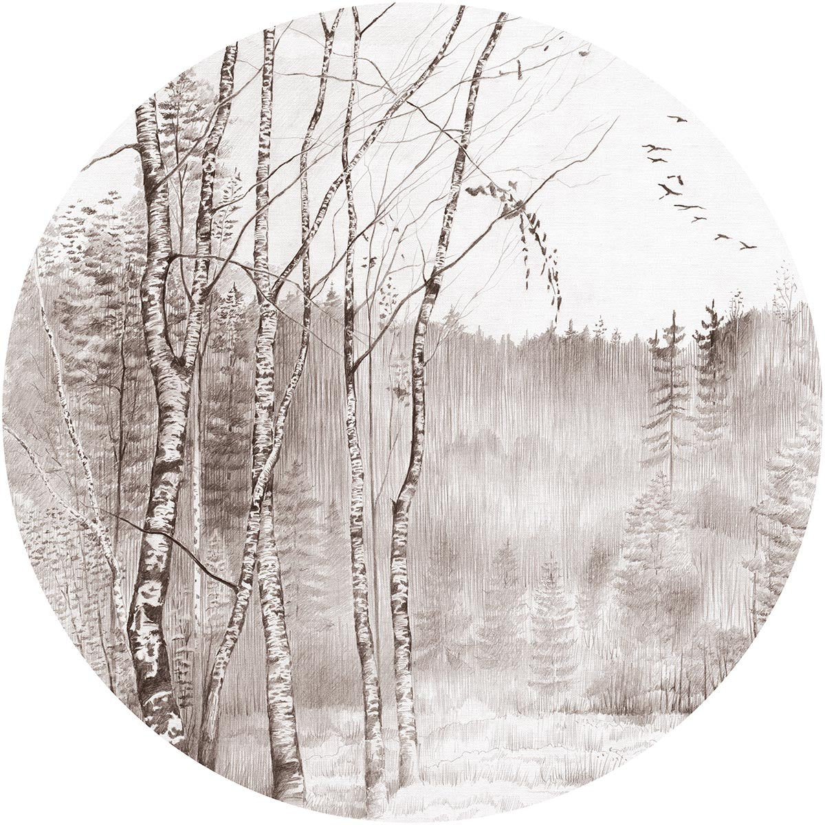 Bosco – Tapeta Koło Standard