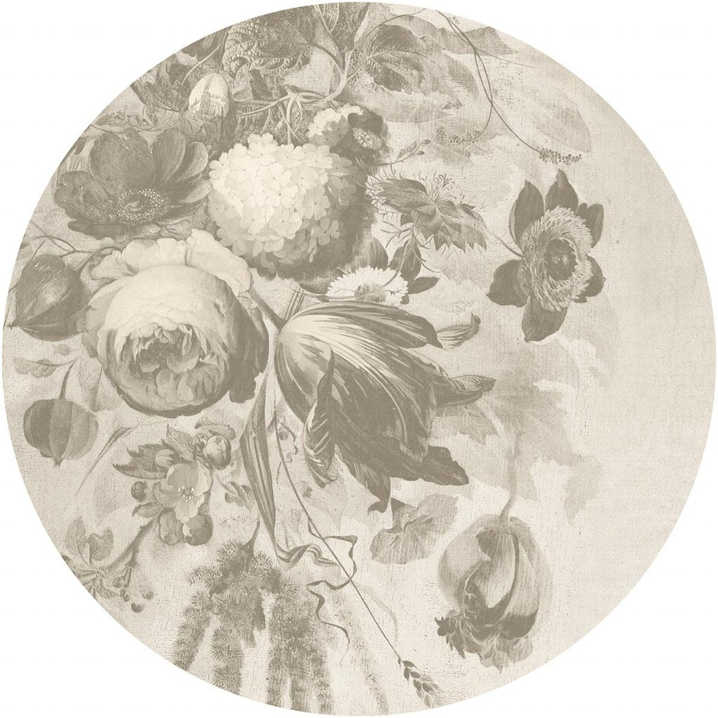 Boudoir Greige – Tapeta Koło Standard