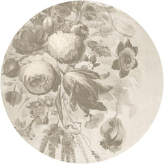 Boudoir Greige – Tapeta Koło Standard