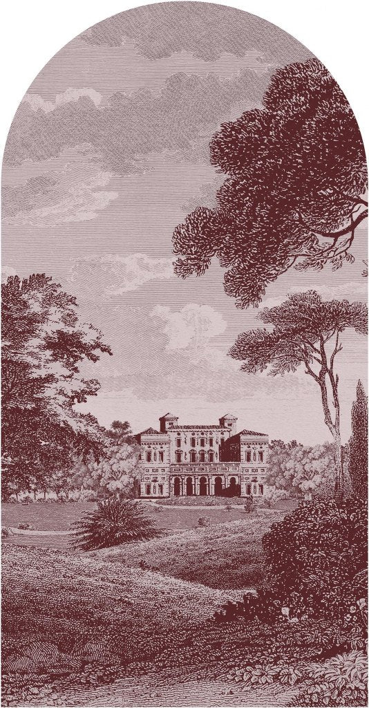 Cartagine Burgundy – Tapeta Łuk Standard