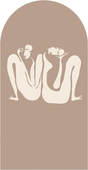 Couple Beige – Tapeta Łuk Standard