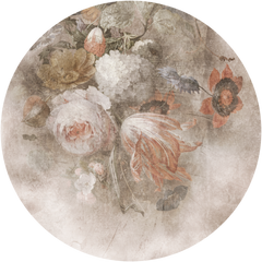 Boudoir Vintage – Tapeta Koło Standard