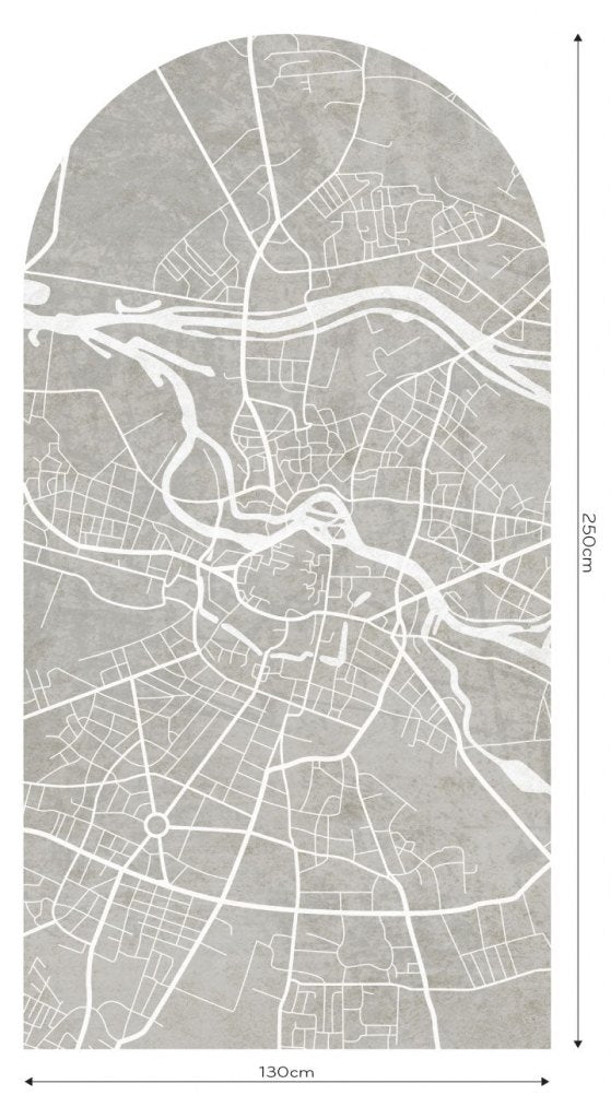 Breslau Grey – Tapeta Łuk Standard