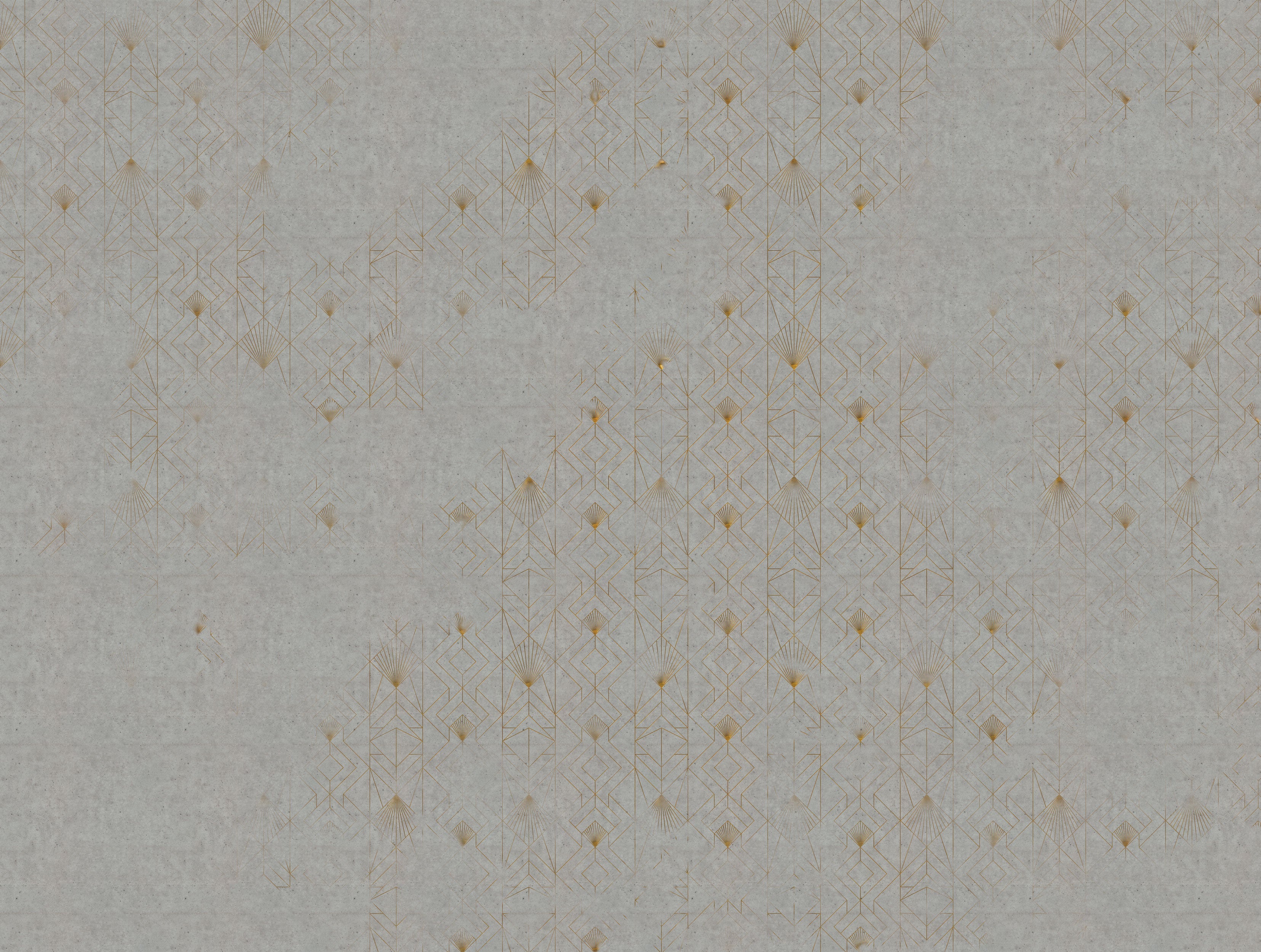 Concrete Fan Gold – Tapeta na wymiar