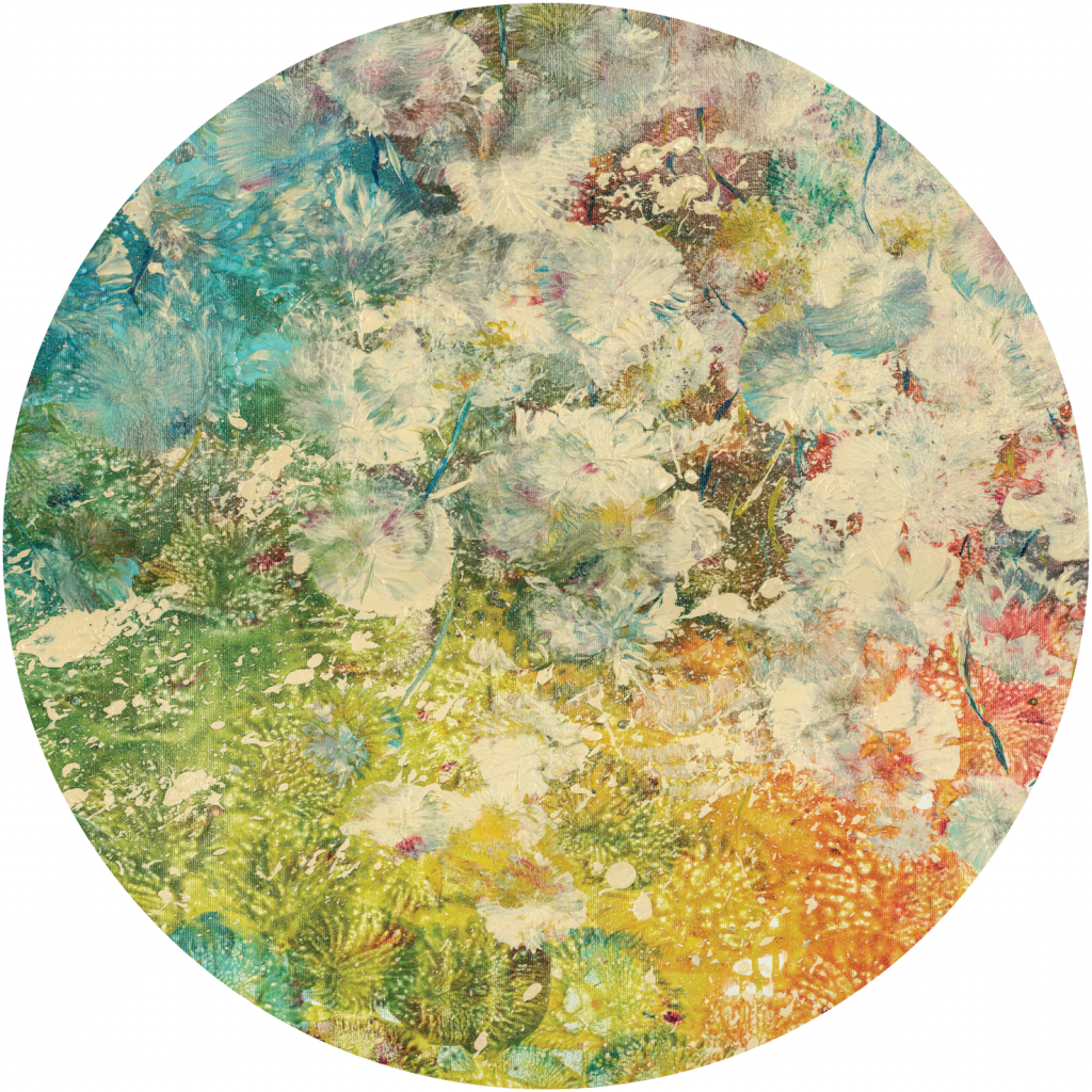 Bubble – Tapeta Koło Standard