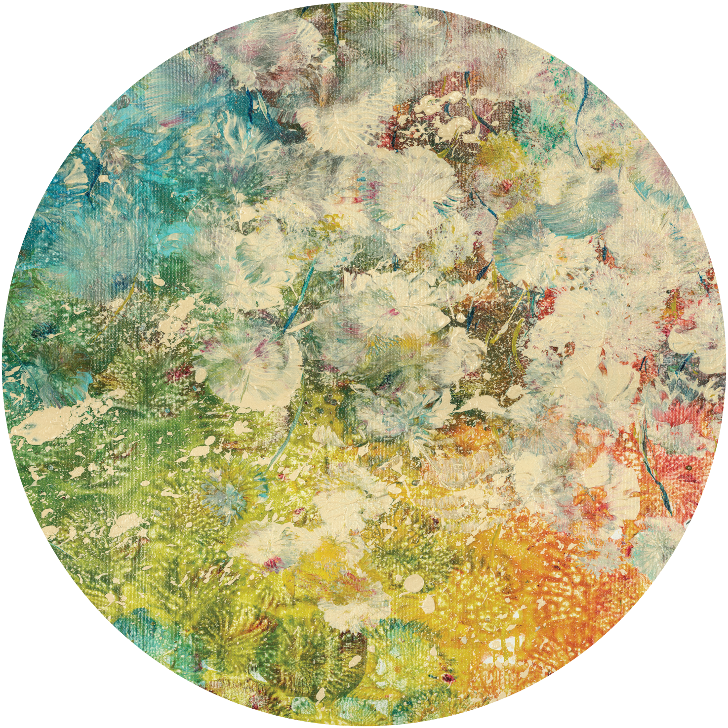 Bubble – Tapeta Koło Standard