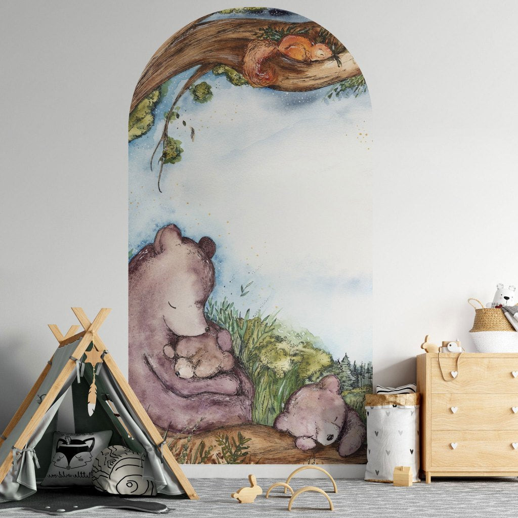 Bears Family – Tapeta Łuk Standard