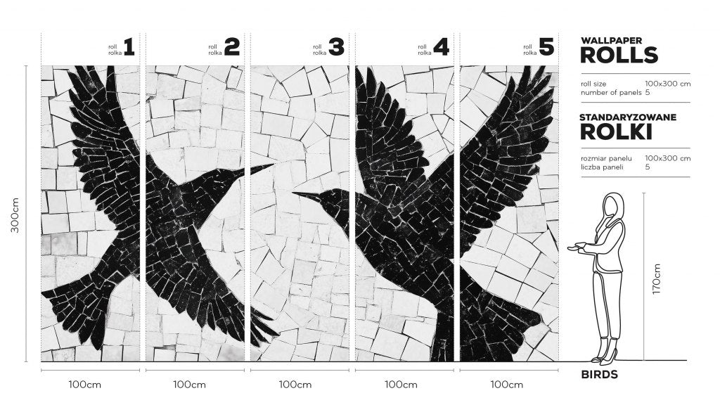 Birds – Tapeta w rolkach