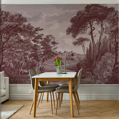 Cartagine Burgundy – Tapeta w rolkach