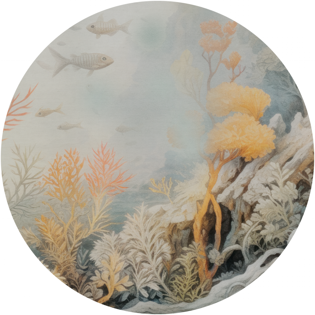 Corallium – Tapeta Koło Standard