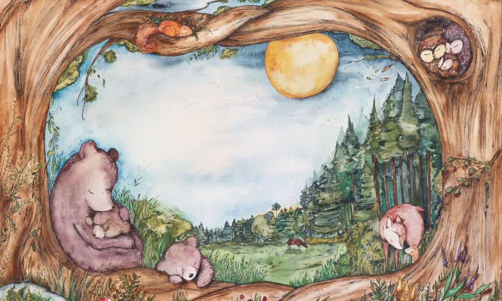 Bears Family – Tapeta w rolkach