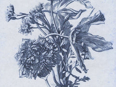 Blue Flower – Tapeta w rolkach