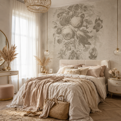 Boudoir Greige – Tapeta w rolkach
