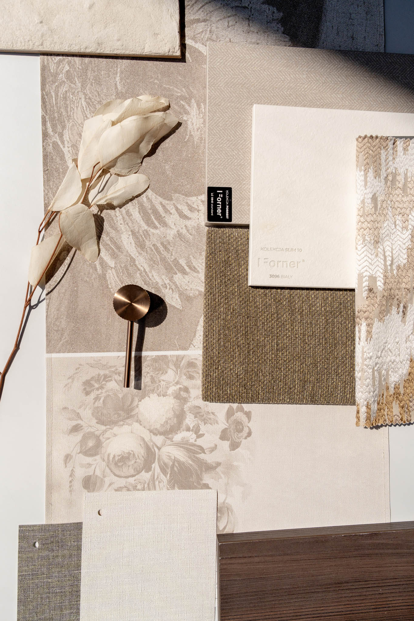 Boudoir Greige – Tapeta w rolkach