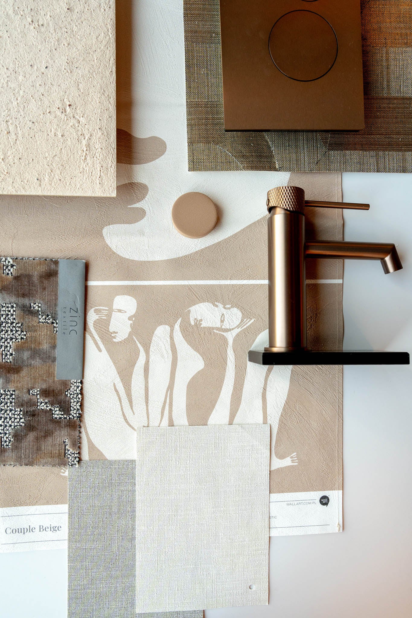 Couple Beige – Tapeta na wymiar